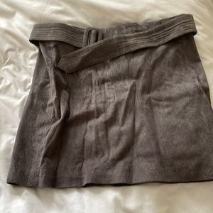 blanknyc suede skirt